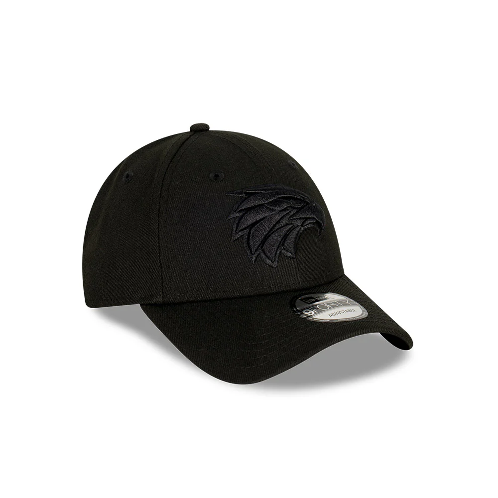 West Coast Eagles New Era Black On Black 9forty Cap - Image 2