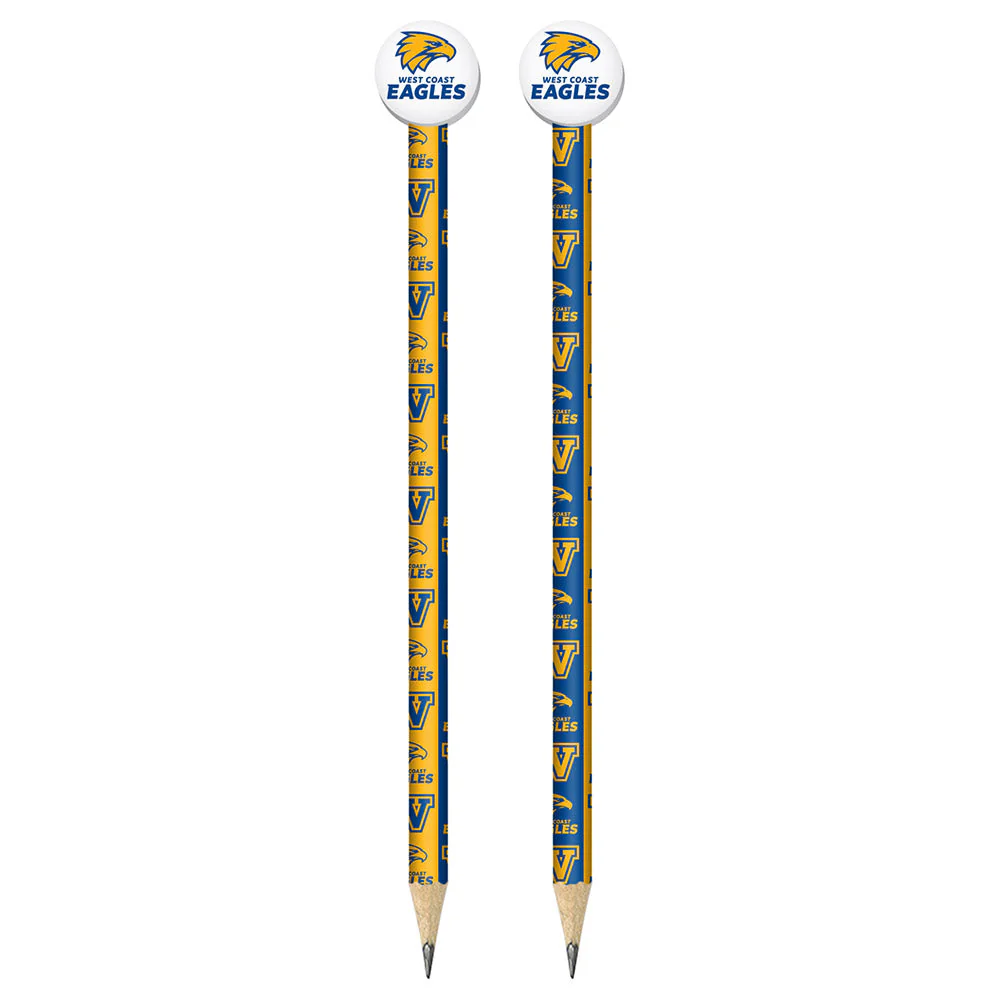 West Coast Eagles Pencil With Eraser - Image 2