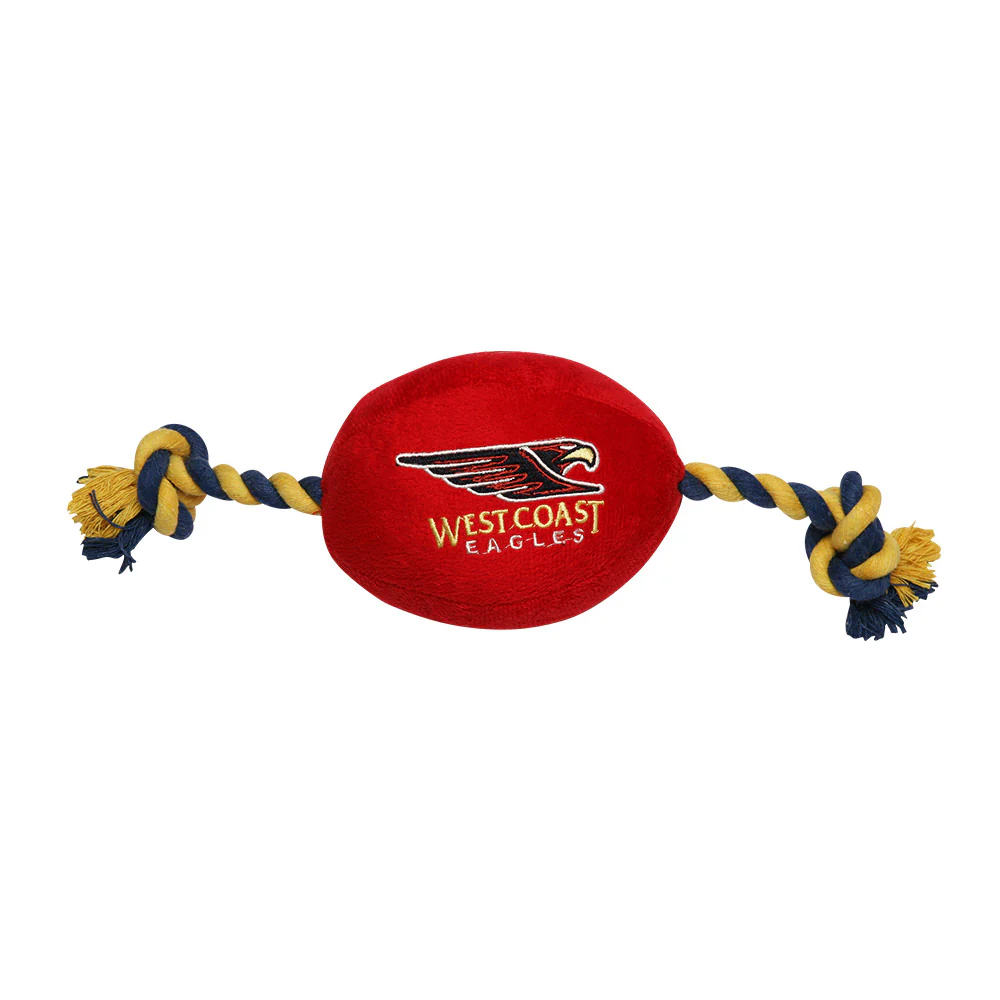 West Coast Eagles Pet Football Toy