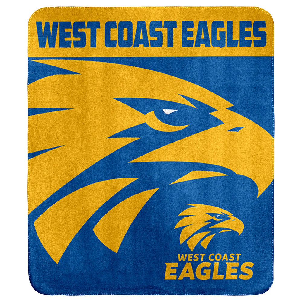 West Coast Eagles Polar Fleece Rug - Image 2