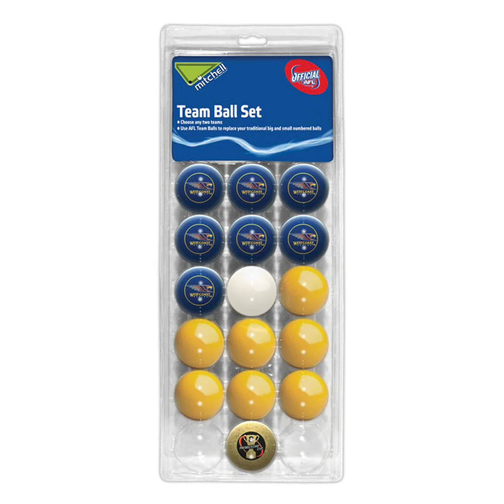 West Coast Eagles Pool Ball Set - Image 4