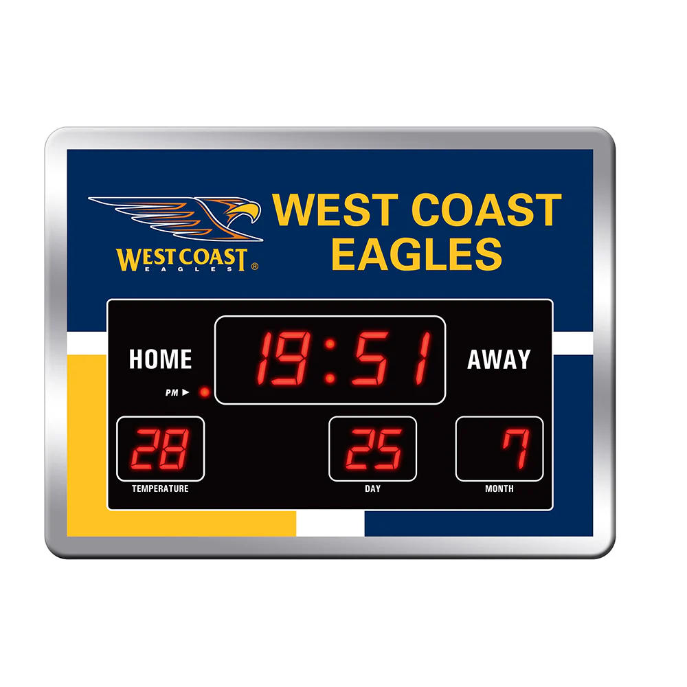 West Coast Eagles Scoreboard Clock