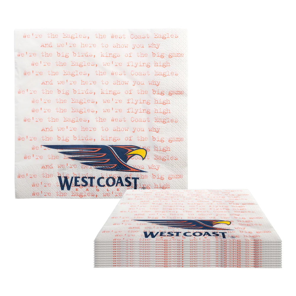 West Coast Eagles Serviettes - Image 2