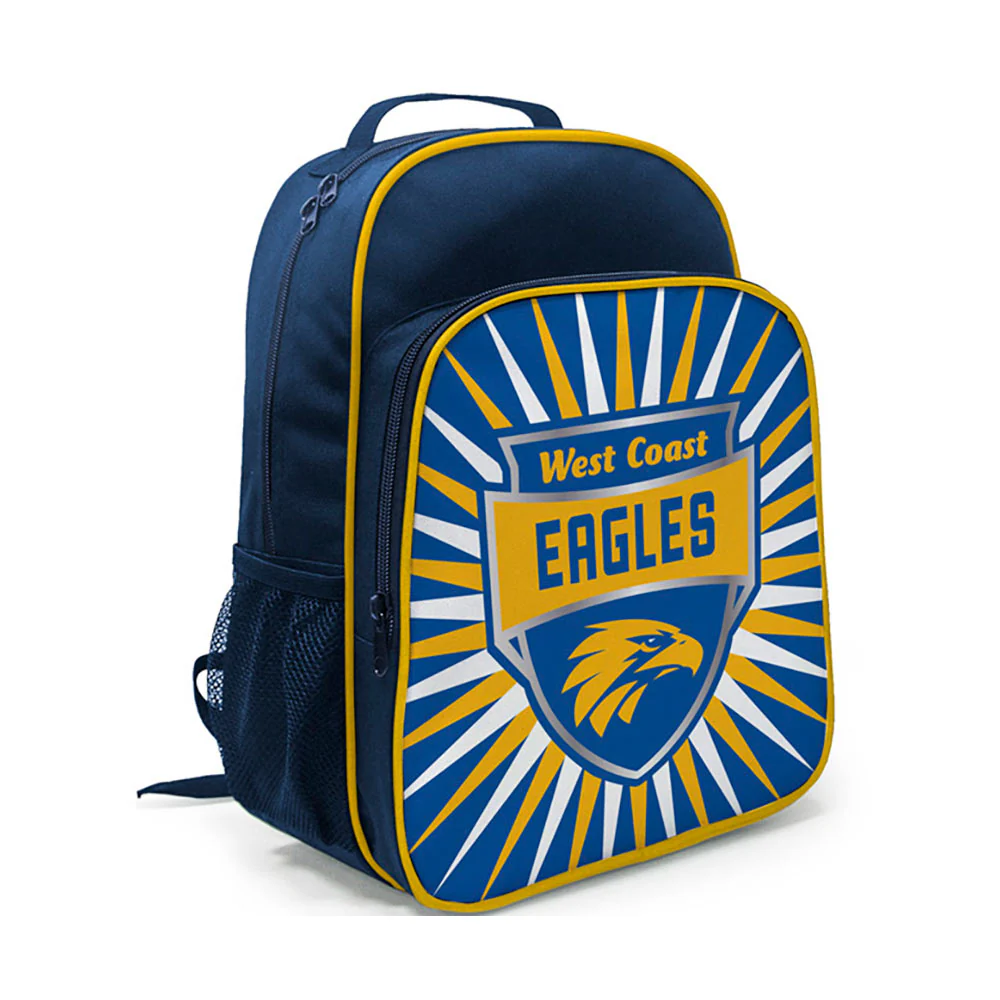 West Coast Eagles Shield Junior Backpack - Image 2