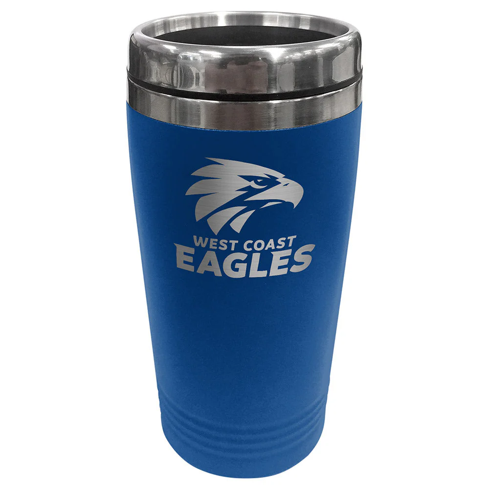 West Coast Eagles Stainless Steel Travel Mug - Image 2