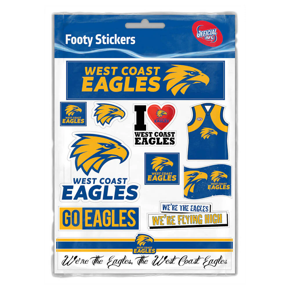 West Coast Eagles Sticker Sheet - Image 2