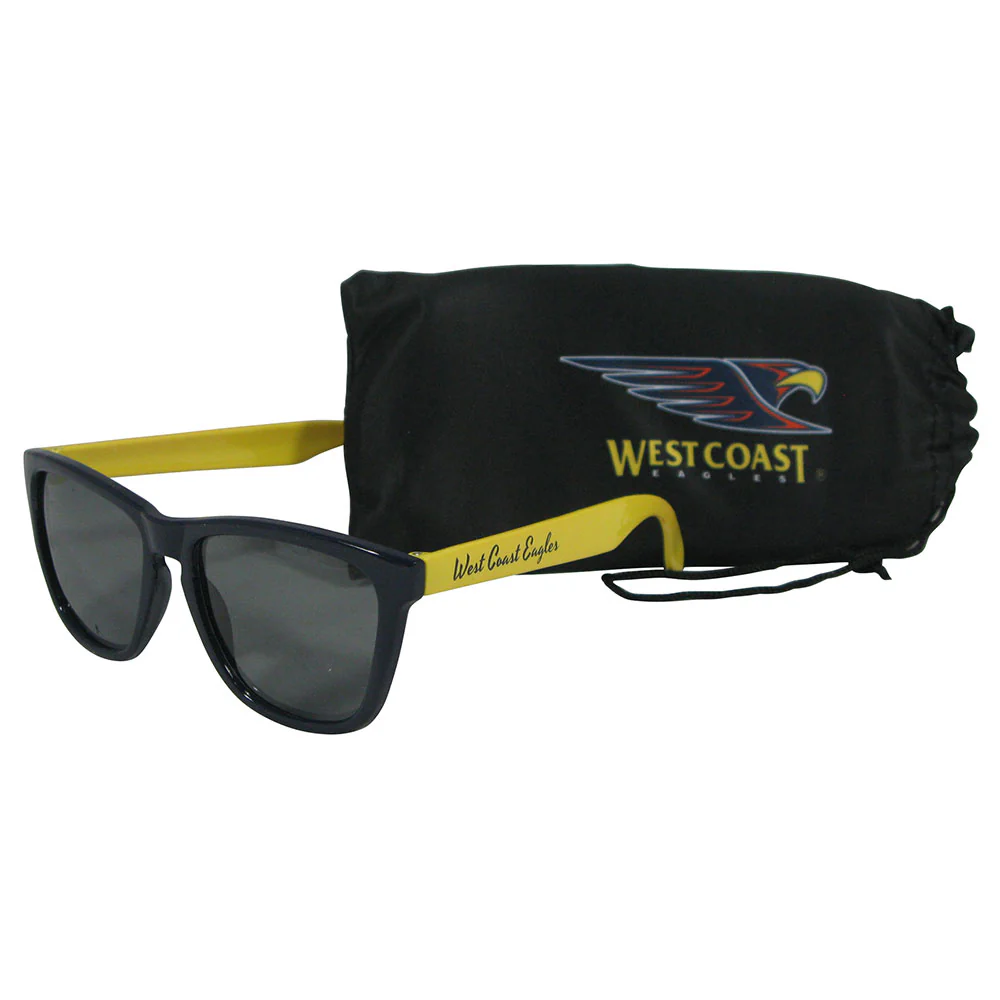West Coast Eagles Sunglasses With Case Set