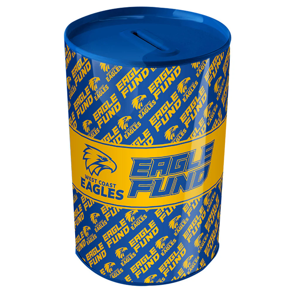 West Coast Eagles Tin Money Box - Image 2