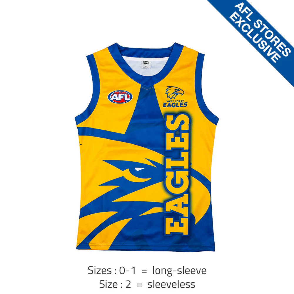 West Coast Eagles Toddler Logo Guernsey - Image 8