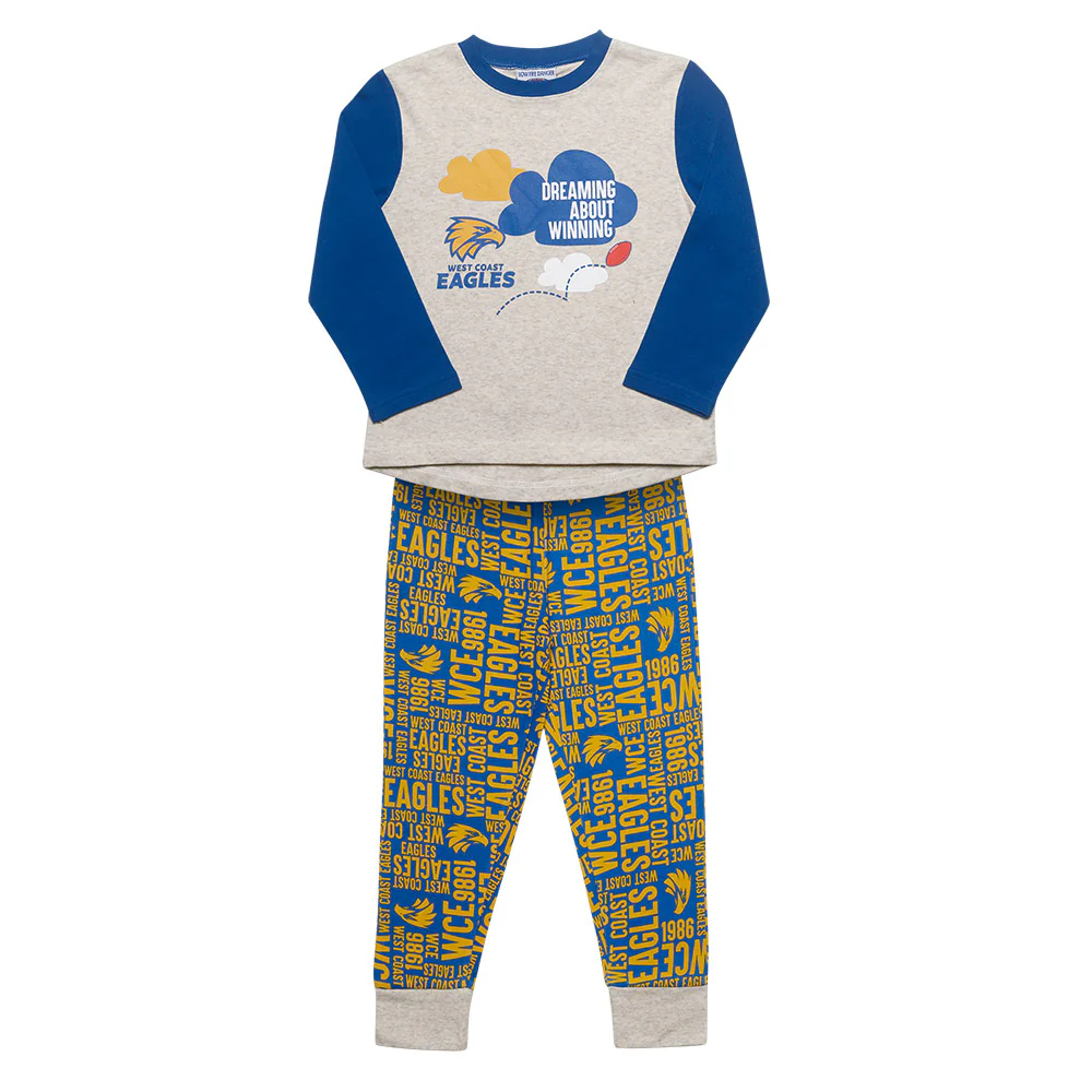 West Coast Eagles Toddlers Sleepwear Set