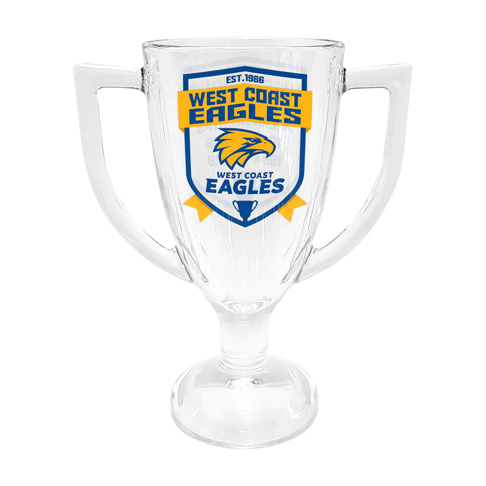West Coast Eagles Trophy Glass