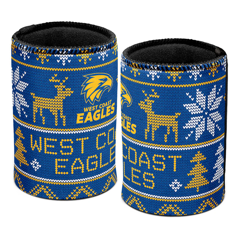 West Coast Eagles Christmas Can Cooler - Image 2