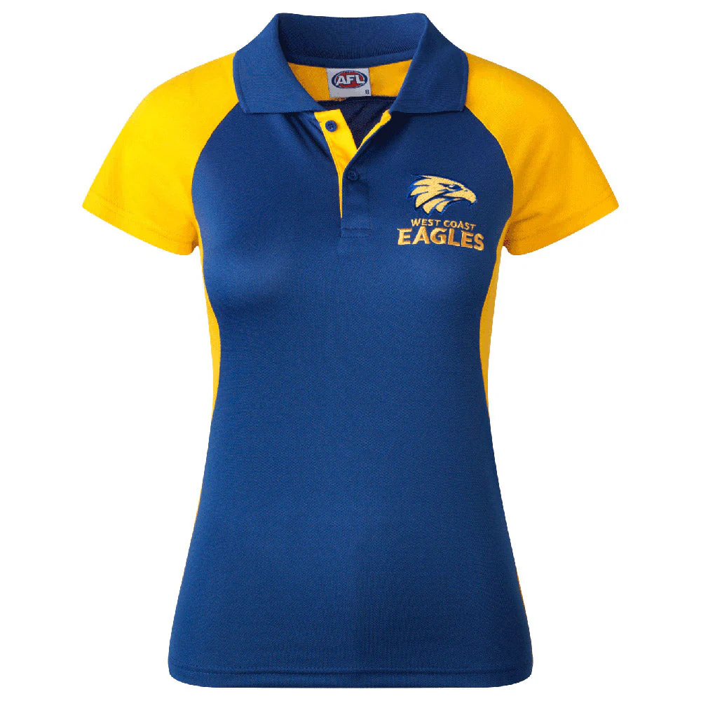 West Coast Eagles Womens Summer Premium Polo - Image 3