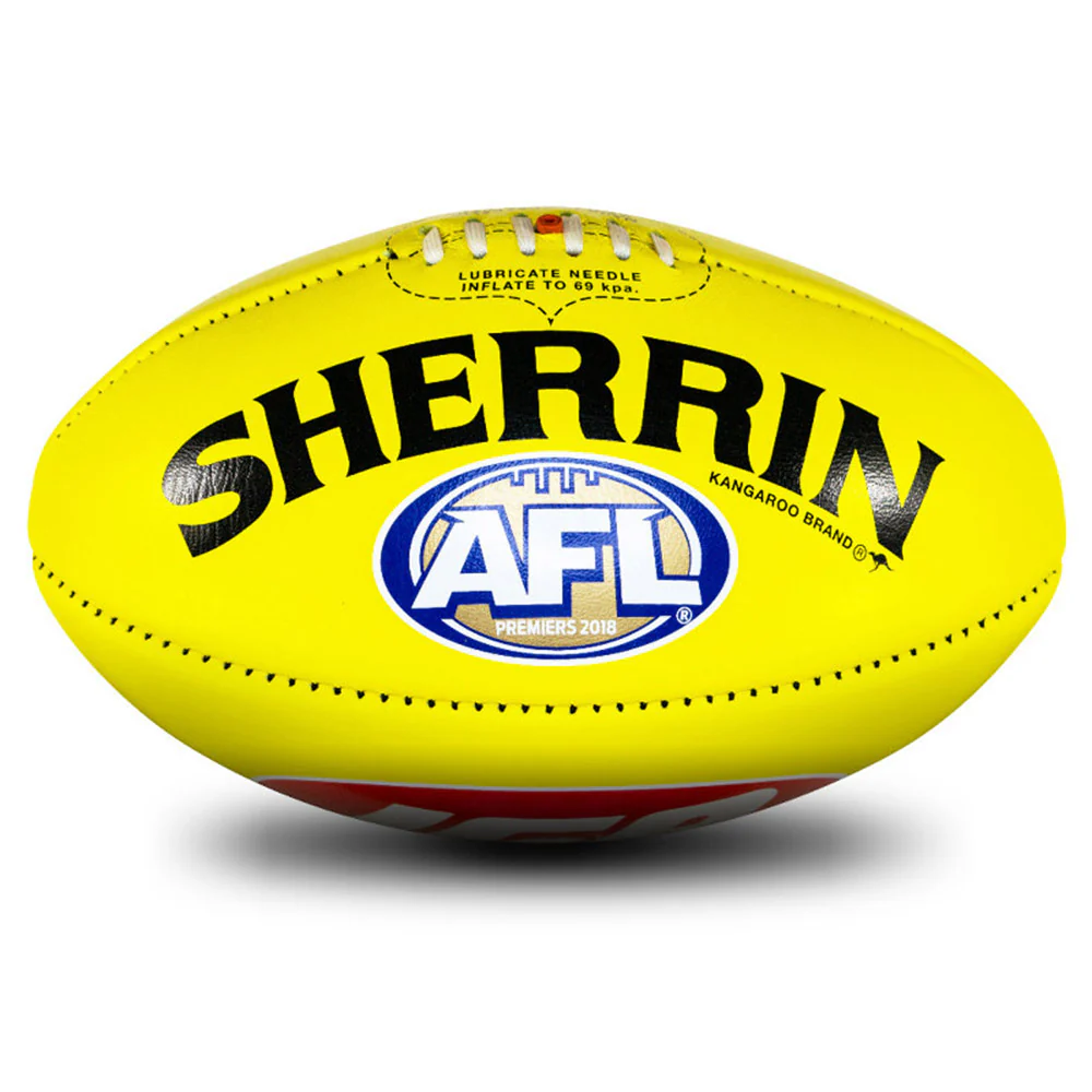 West Coast Eagles Yellow Official Game Ball - Image 2