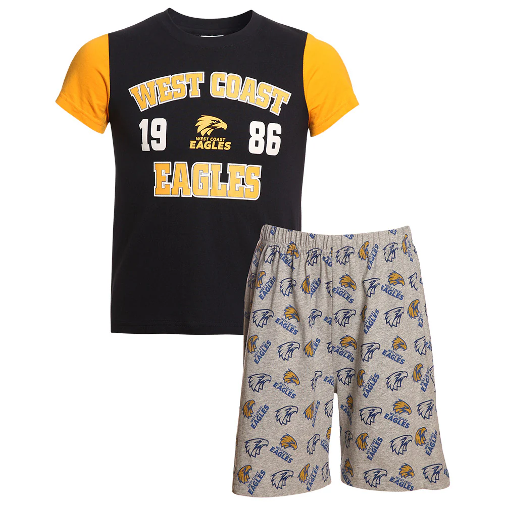 West Coast Eagles Youth Pyjama Set