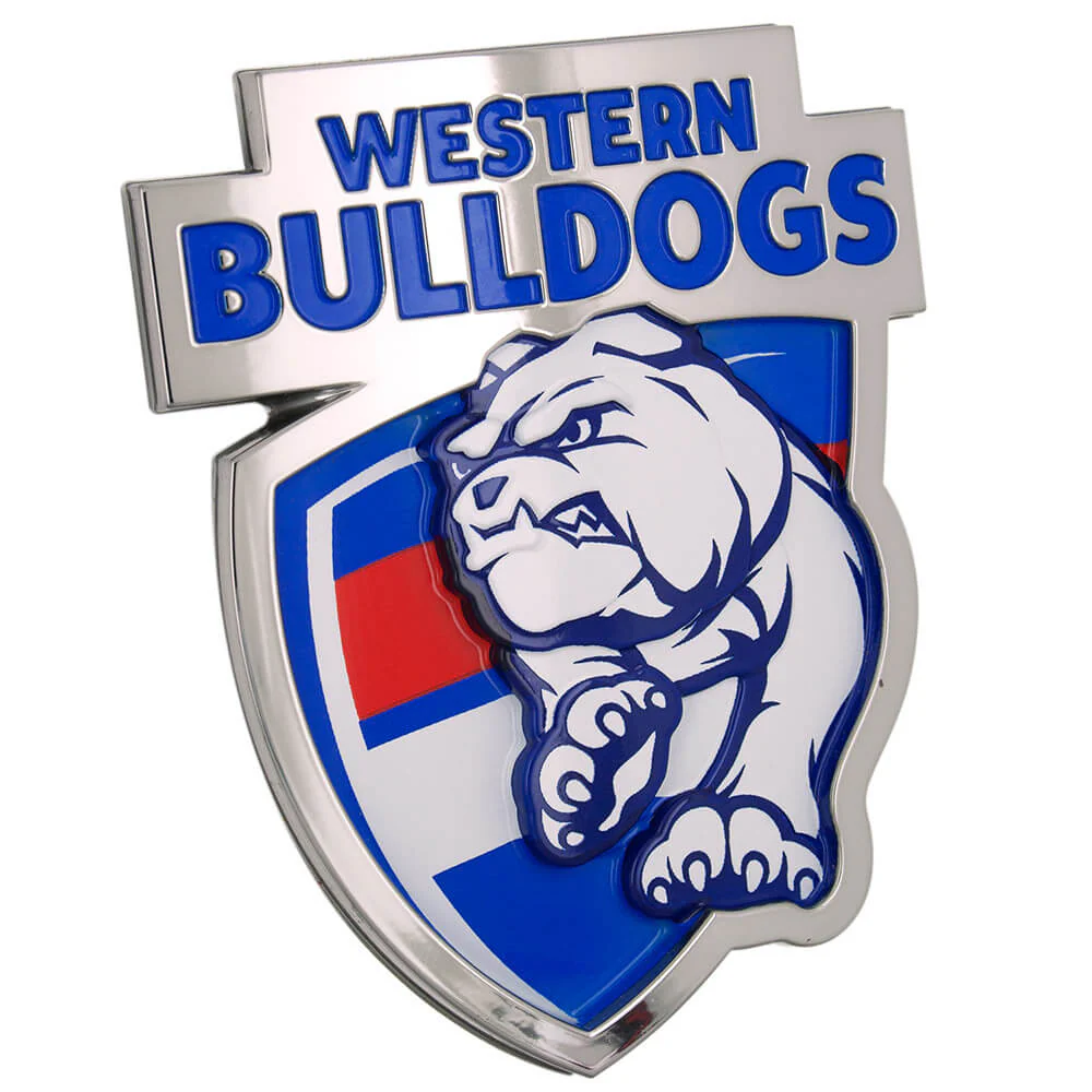 Western Bulldogs 3d Chrome Emblem - Image 3