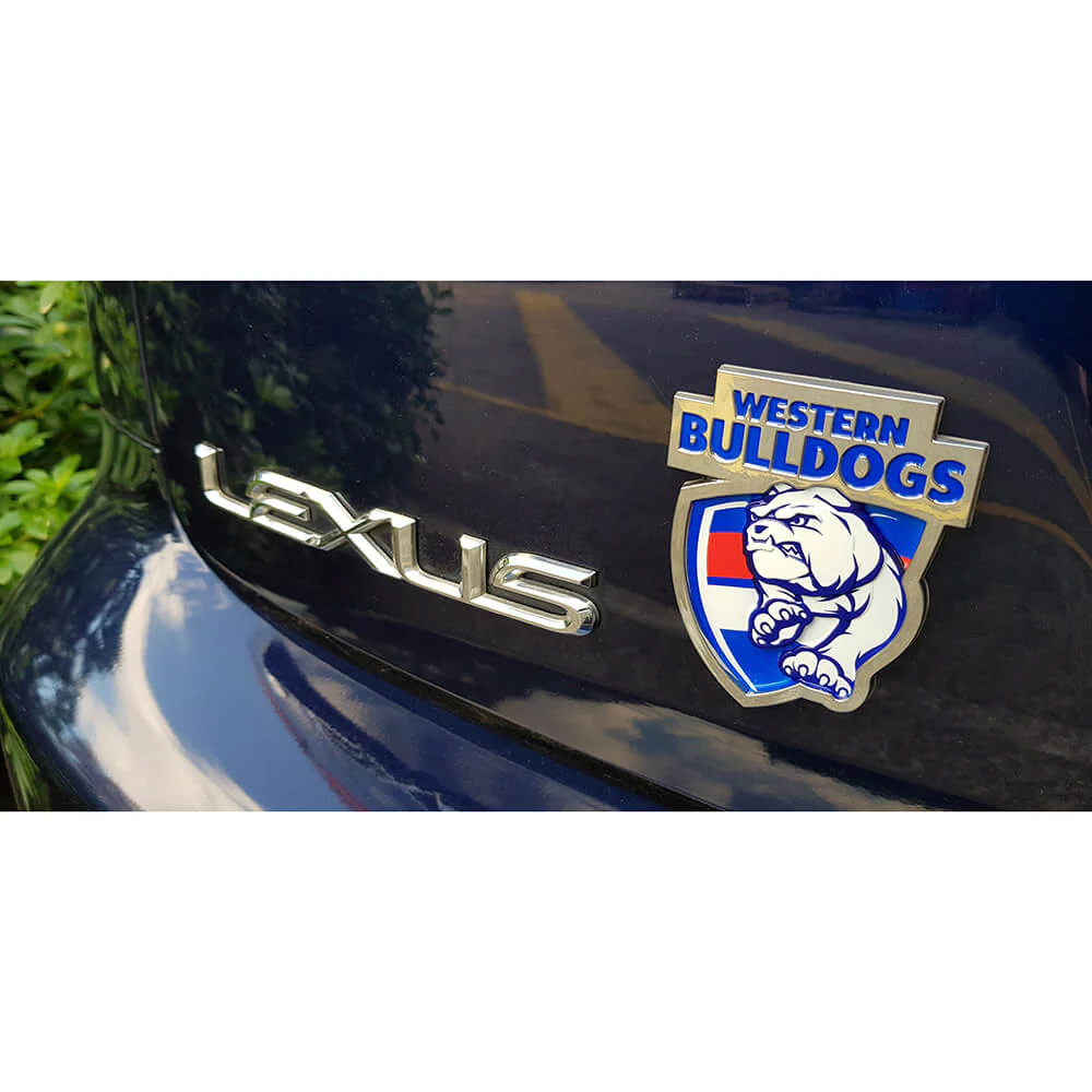 Western Bulldogs 3d Chrome Emblem - Image 4