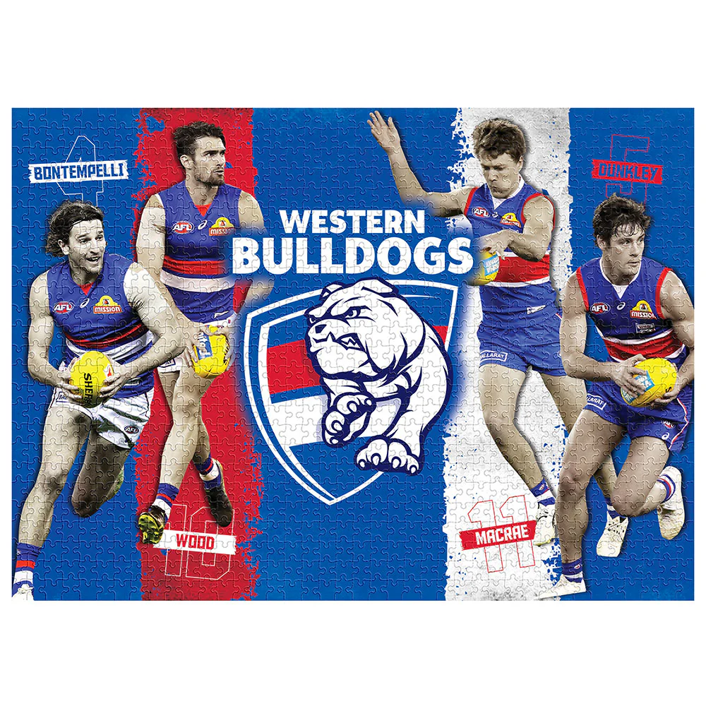 Western Bulldogs 4-Player Team Design Puzzle