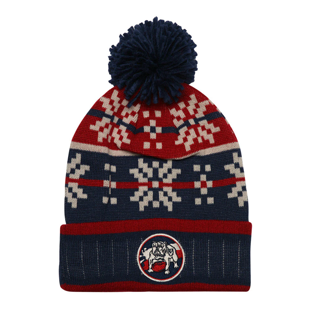 Western Bulldogs Adult Cable Beanie - Image 2