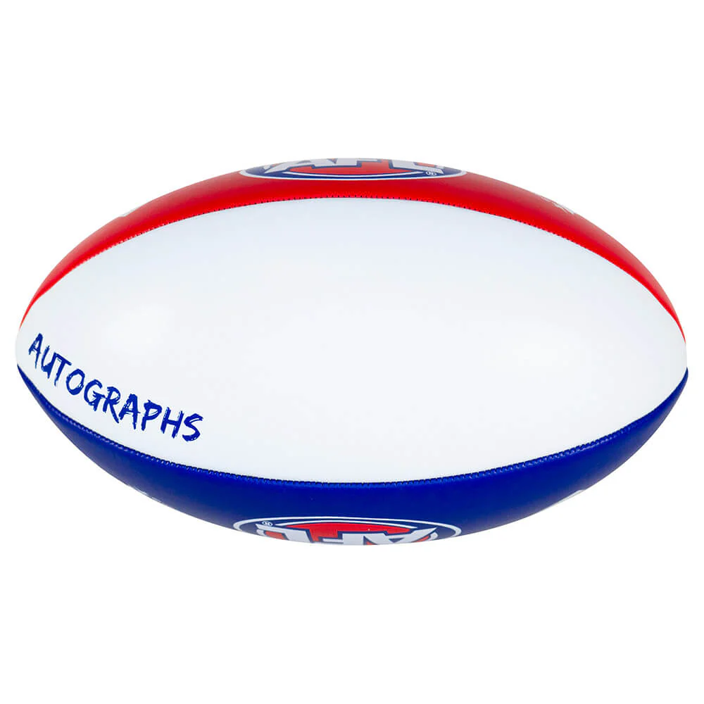 Western Bulldogs Autograph Football Size 3 - Image 4