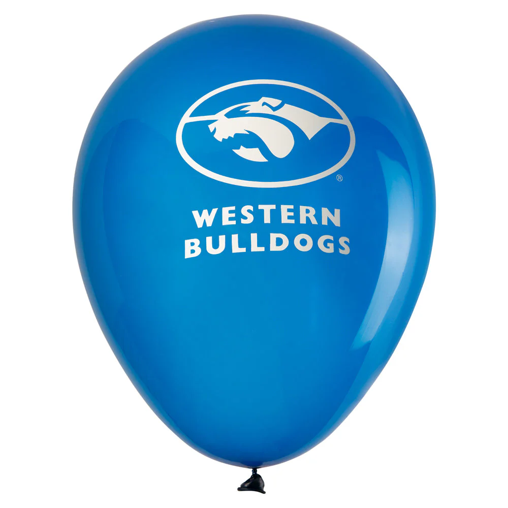 Western Bulldogs Balloons - 25 Pk - Image 4