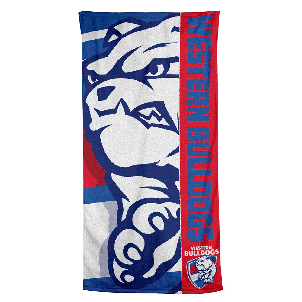 Western Bulldogs Beach Towel