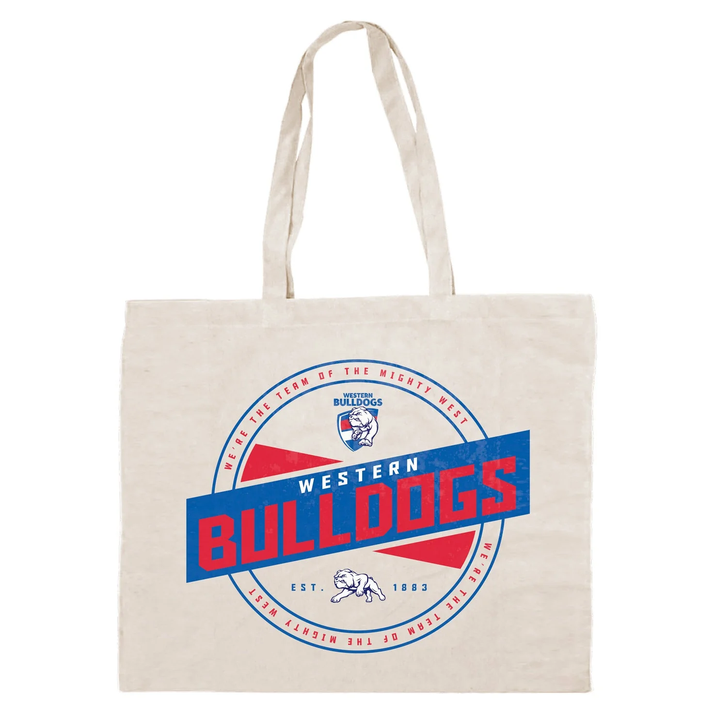 Western Bulldogs Canvas Tote Bag
