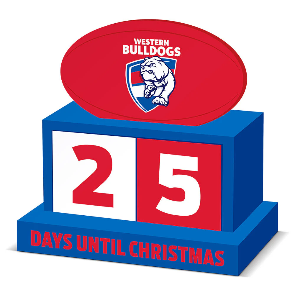 Western Bulldogs Christmas Countdown Blocks - Image 2