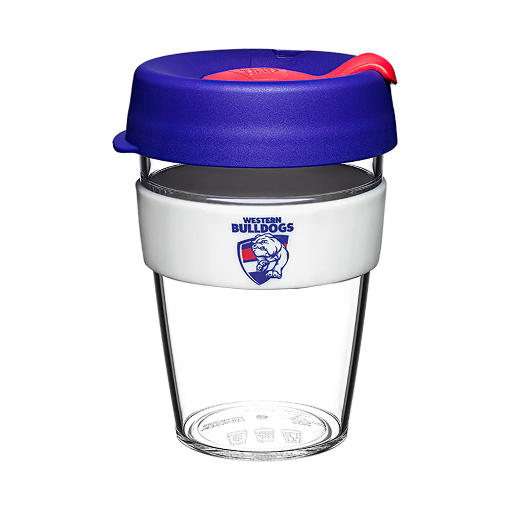 Western Bulldogs Clear Medium Keepcup