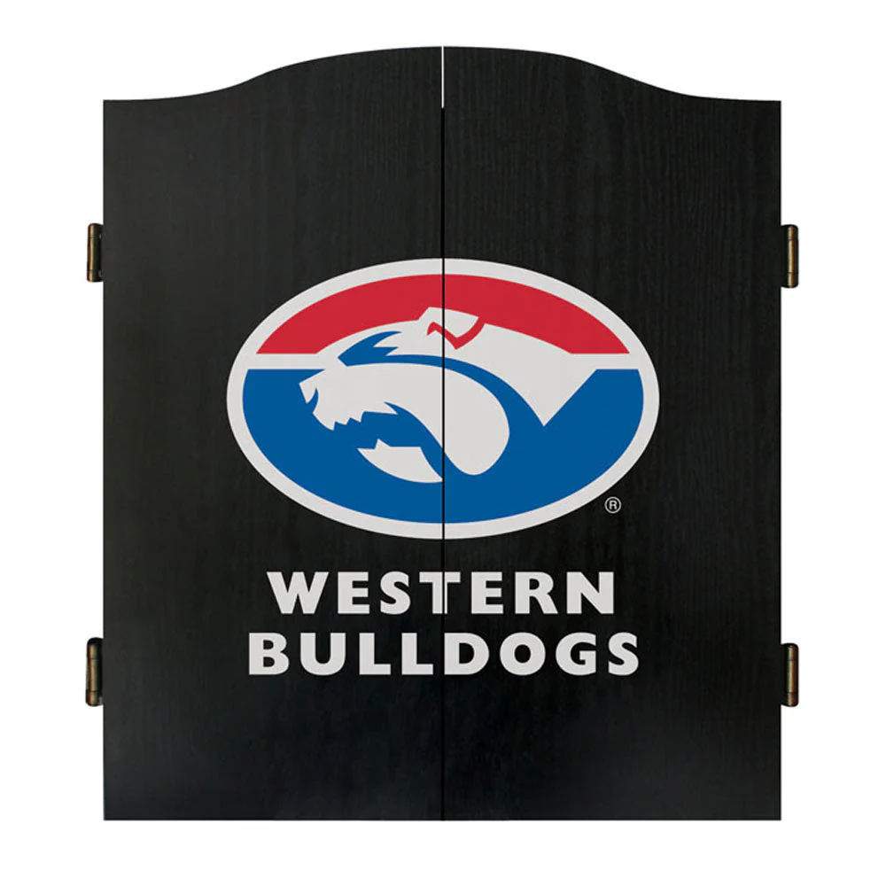 Western Bulldogs Dartboard In Cabinet - Image 3