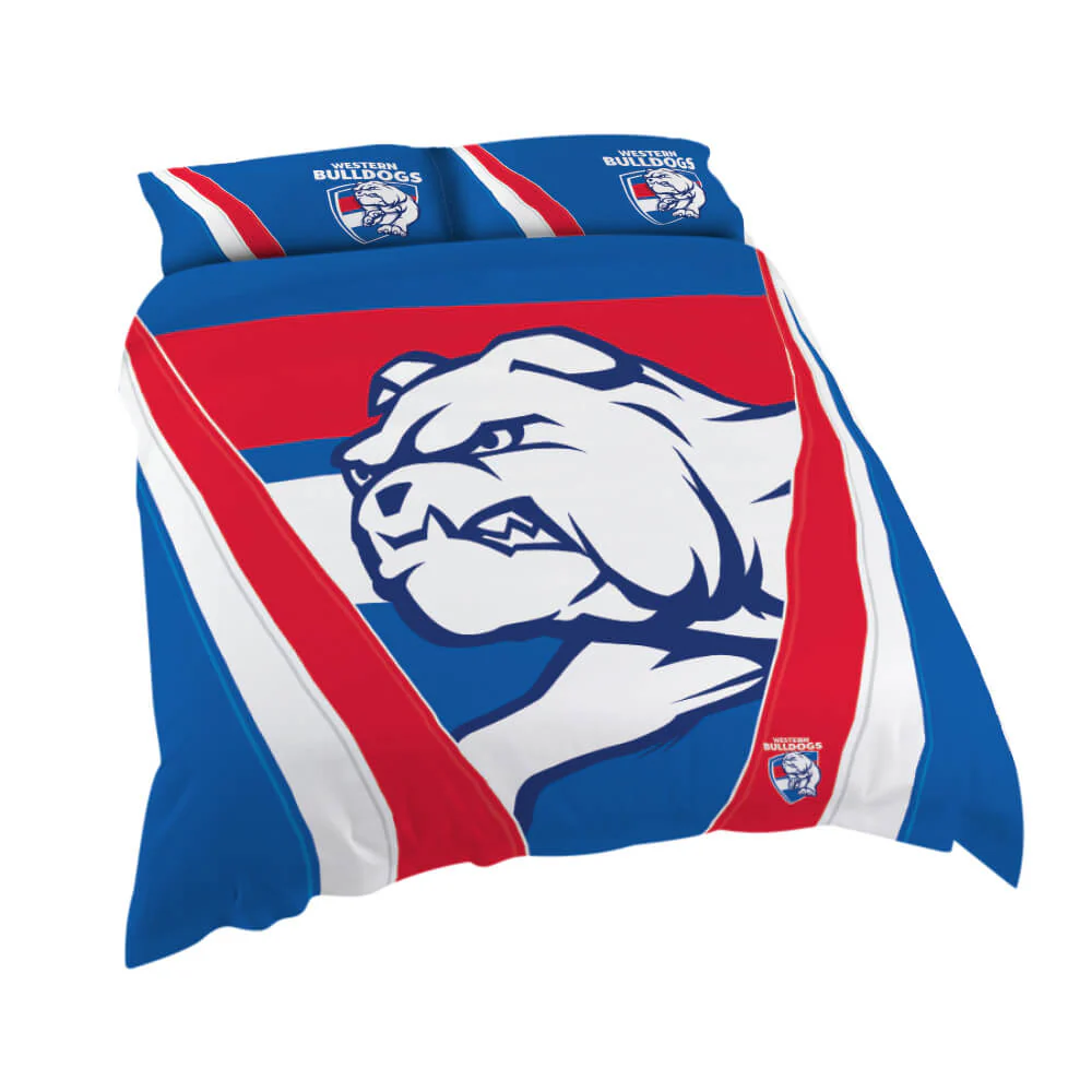 Western Bulldogs Double Quilt Cover Set