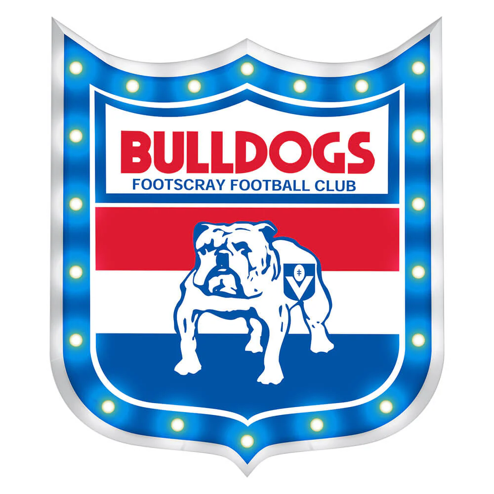 Western Bulldogs First 18 Light-Up Sign - Image 2