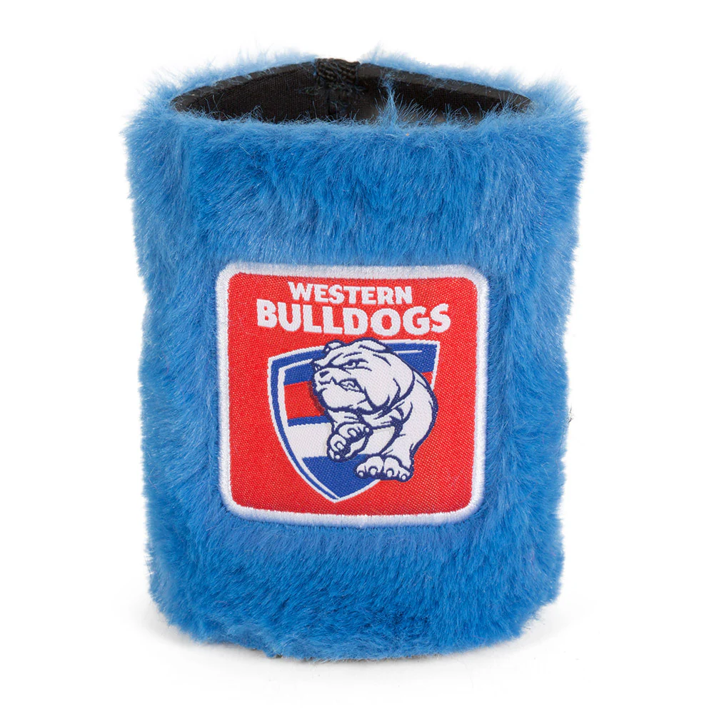 Western Bulldogs Fluffy Logo Can Cooler