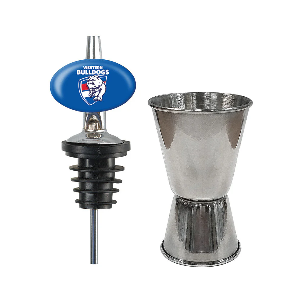 Western Bulldogs Glasses, Jigger & Pourer - Image 6