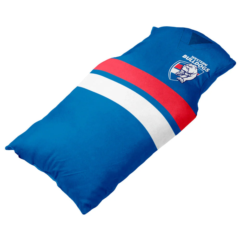 Western Bulldogs Guernsey Shape Cushion - Image 2