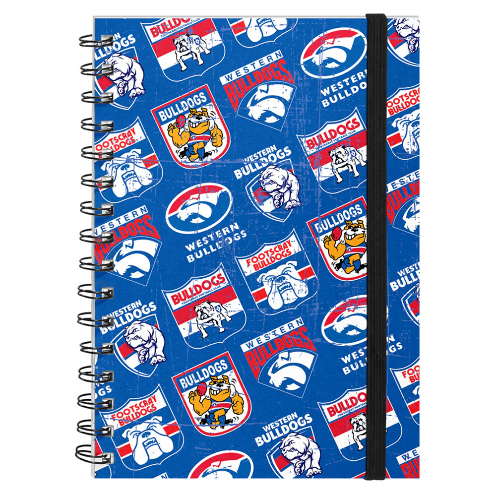Western Bulldogs Hard Cover Notebook - Image 2