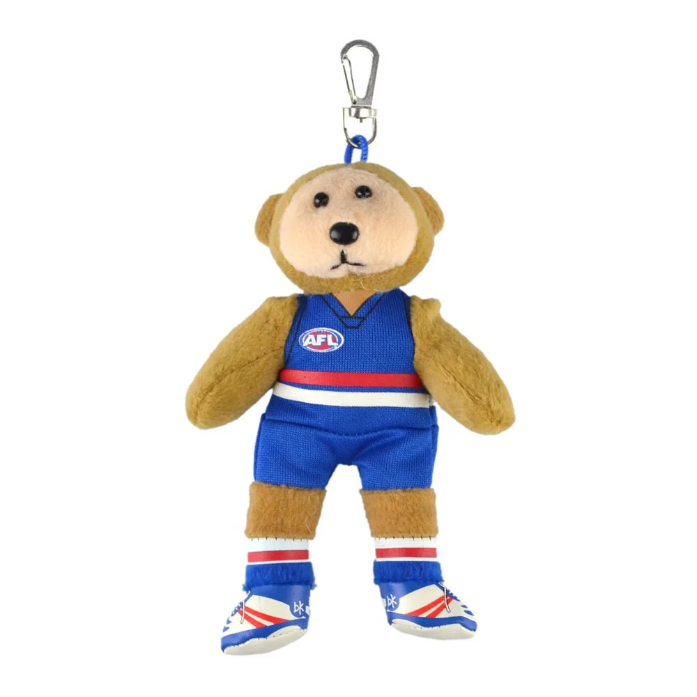 Western Bulldogs Keyclip Player Bear