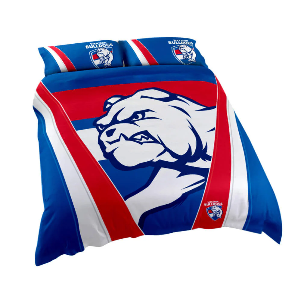 Western Bulldogs King Quilt Cover Set