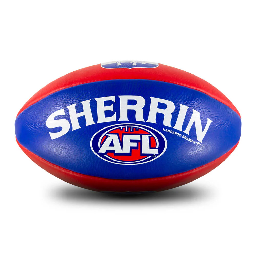 Western Bulldogs Leather Football - Size 5 - Image 4