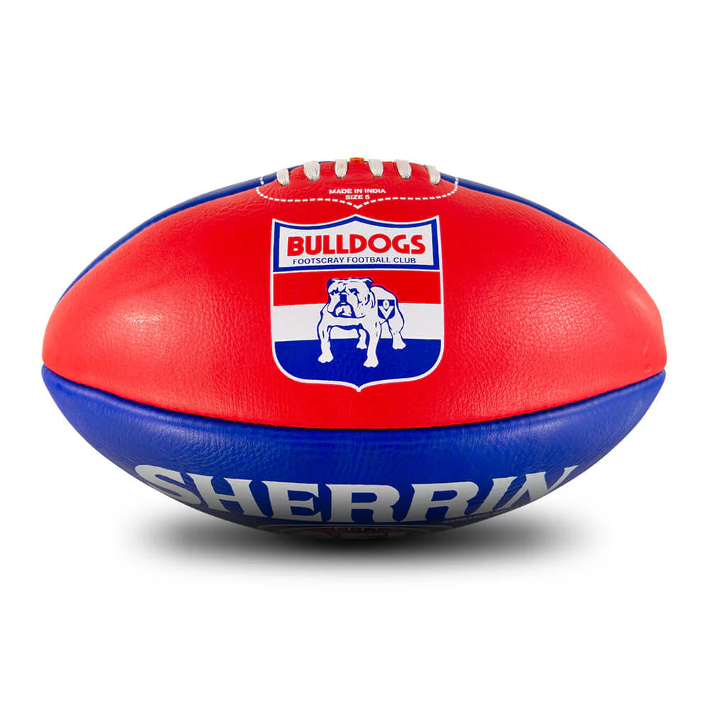 Western Bulldogs Leather Football - Size 5 - Image 5
