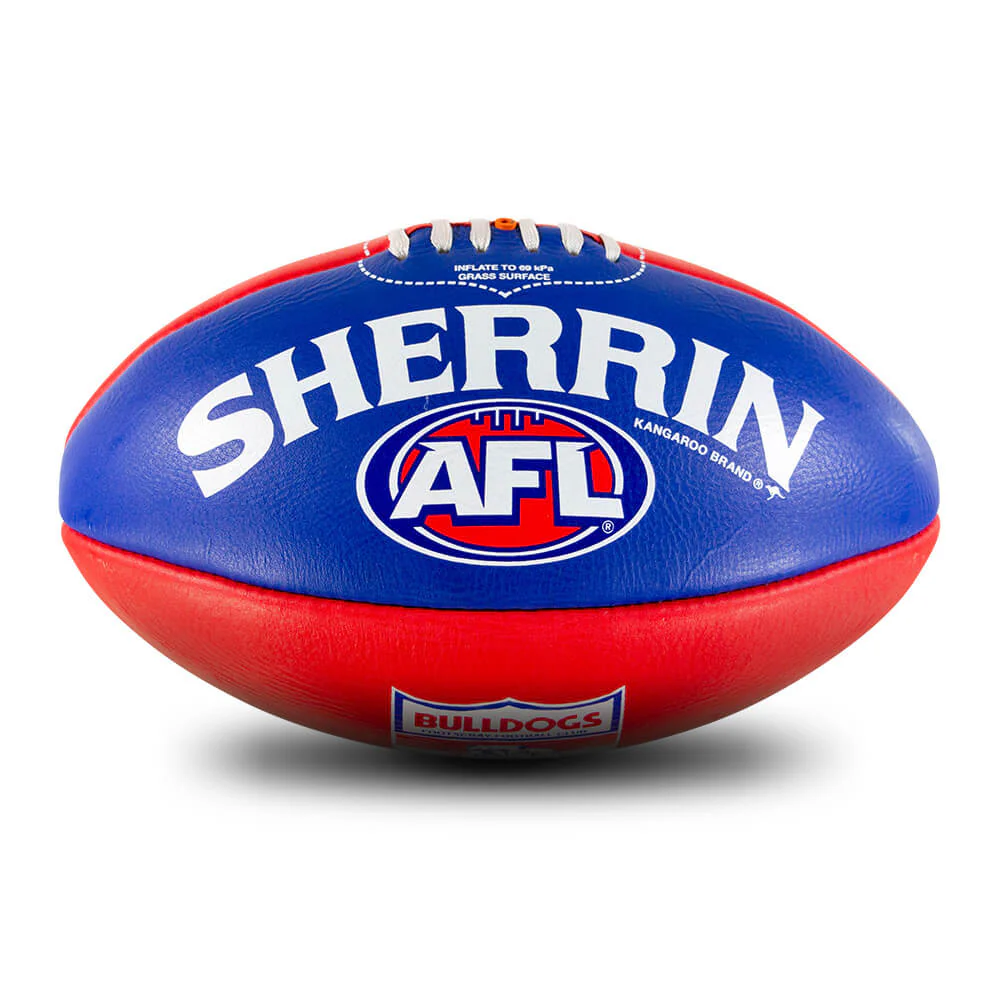 Western Bulldogs Leather Football - Size 5 - Image 8