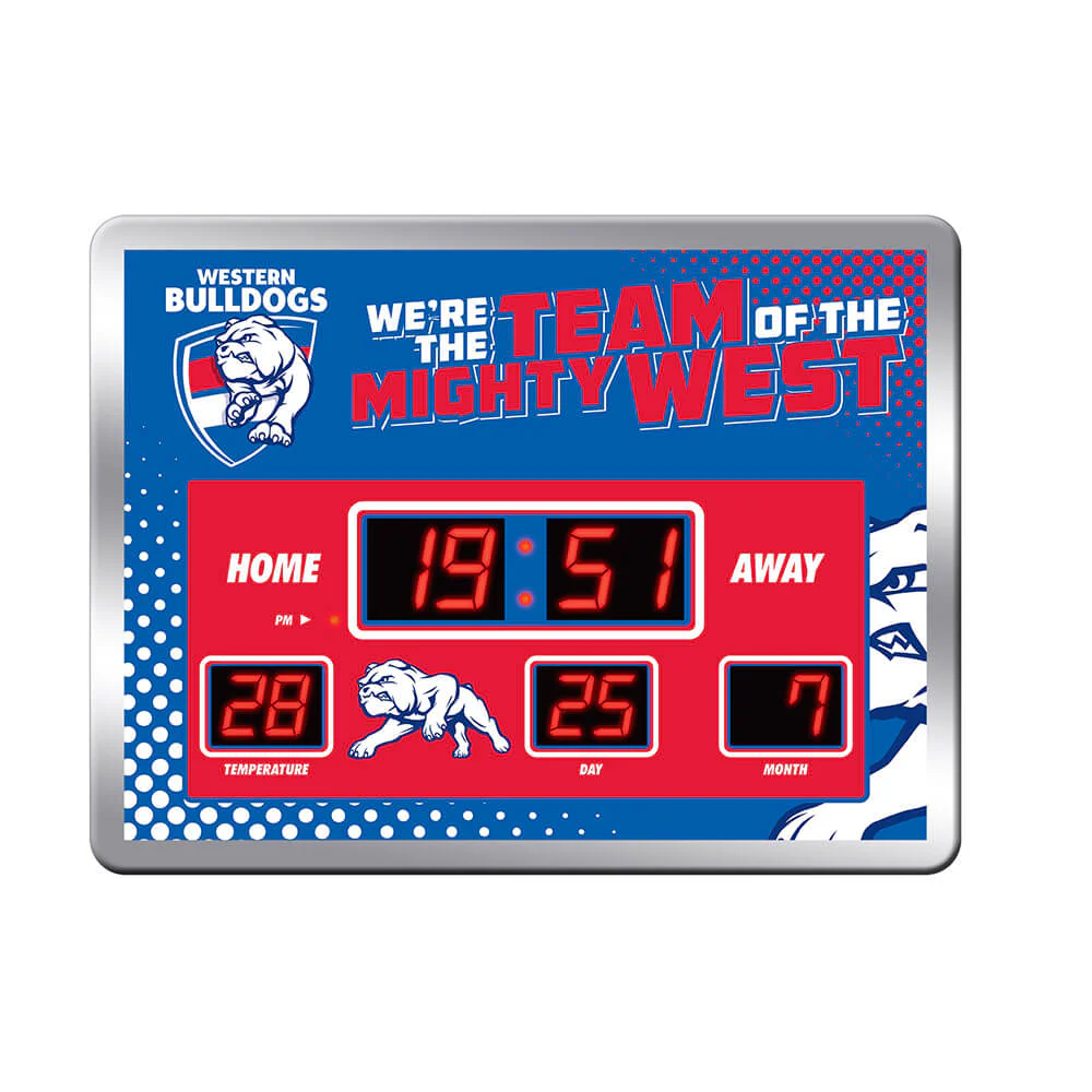 Western Bulldogs Led Scoreboard Clock - Image 2