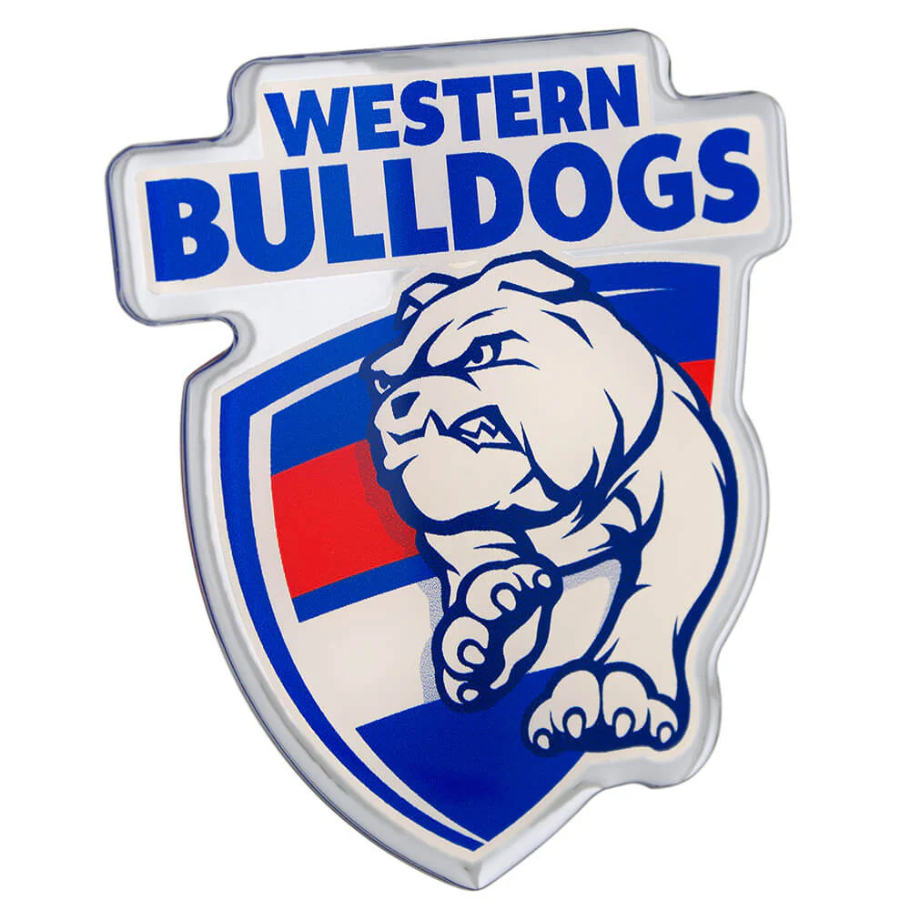Western Bulldogs Lensed Chrome Decal