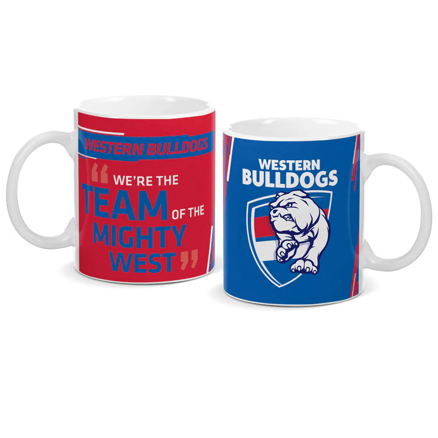 Western Bulldogs  Logo And Song Mug