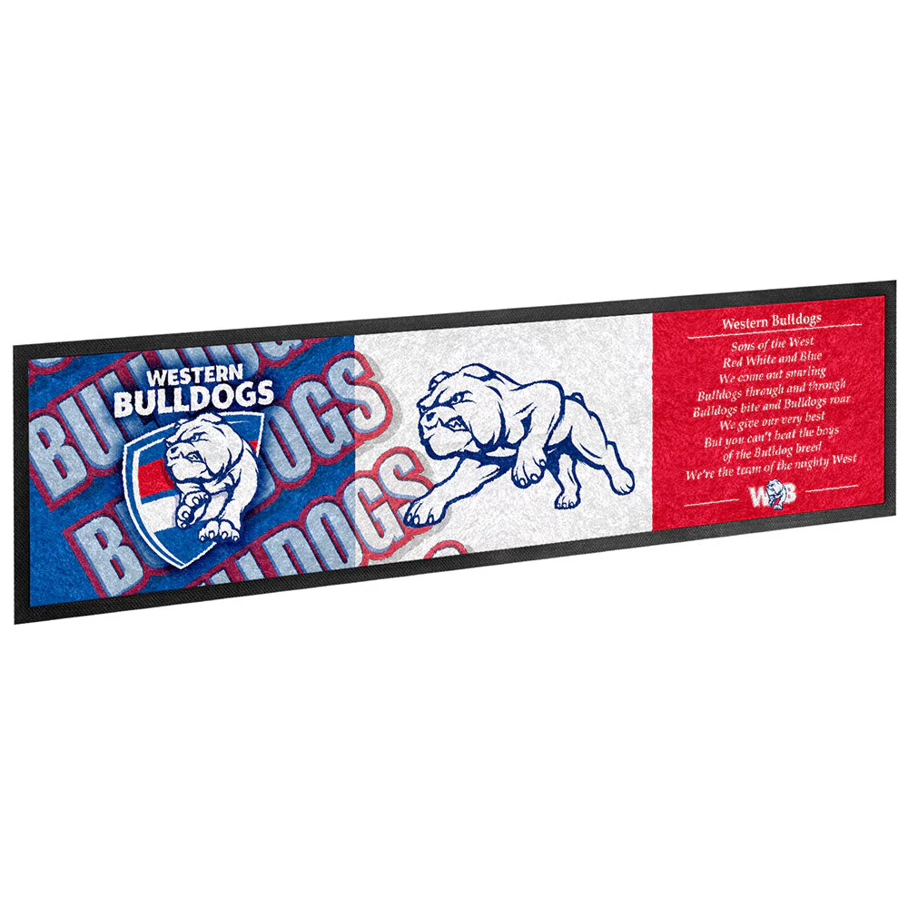 Western Bulldogs Lyrics Bar Runner - Image 2