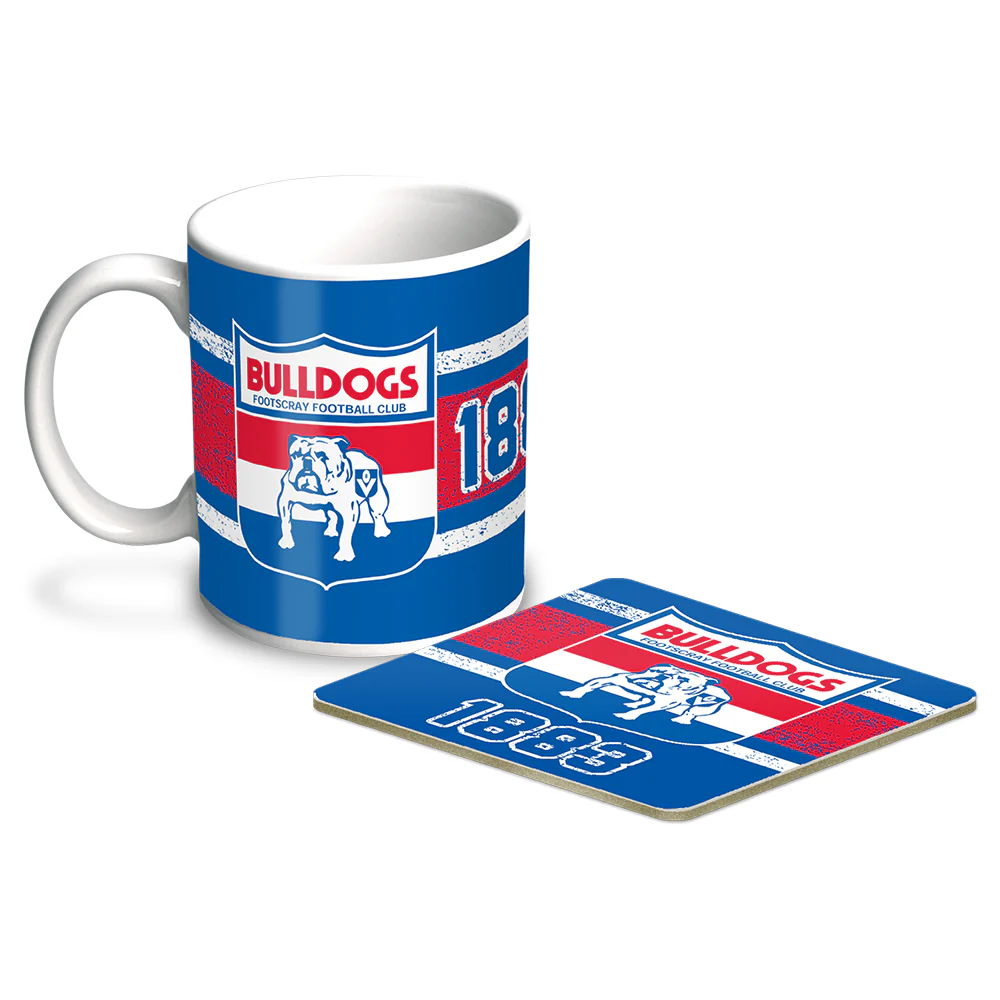 Western Bulldogs Mug And Coaster Pack