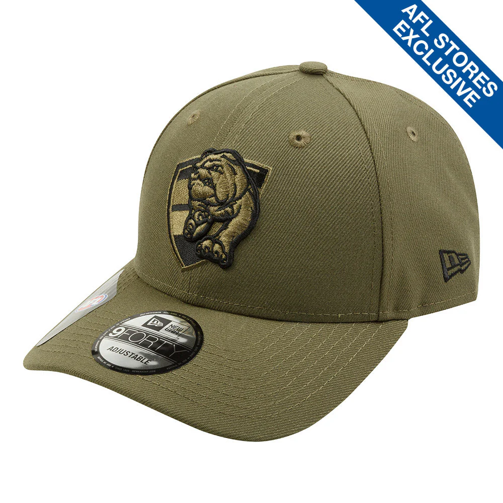 Western Bulldogs New Era 9/40 Olive Snap Cap - Image 4