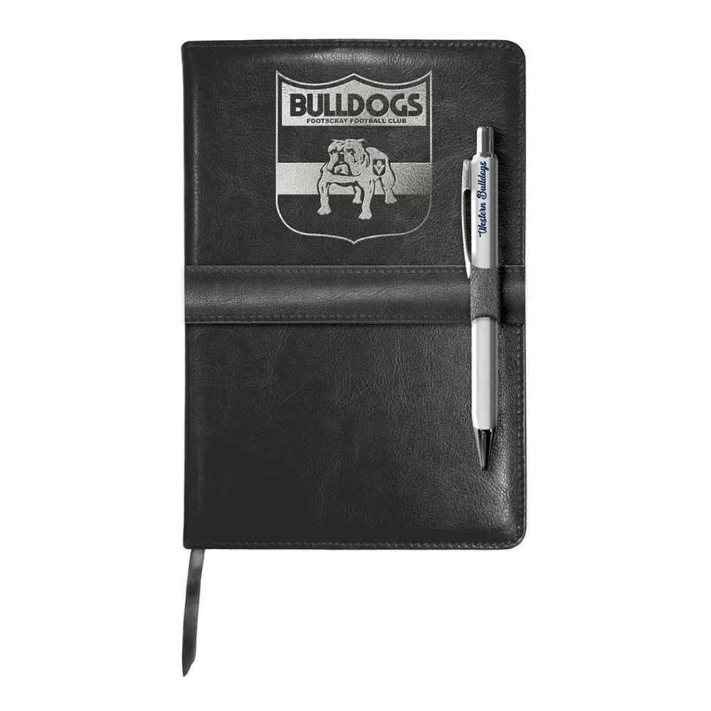 Western Bulldogs Notebook And Pen Gift Pack