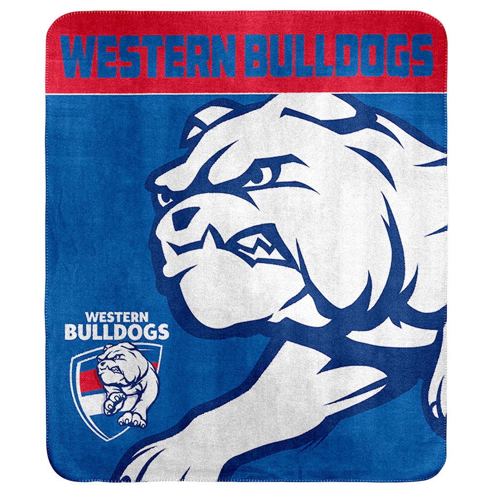 Western Bulldogs Polar Fleece Rug - Image 2