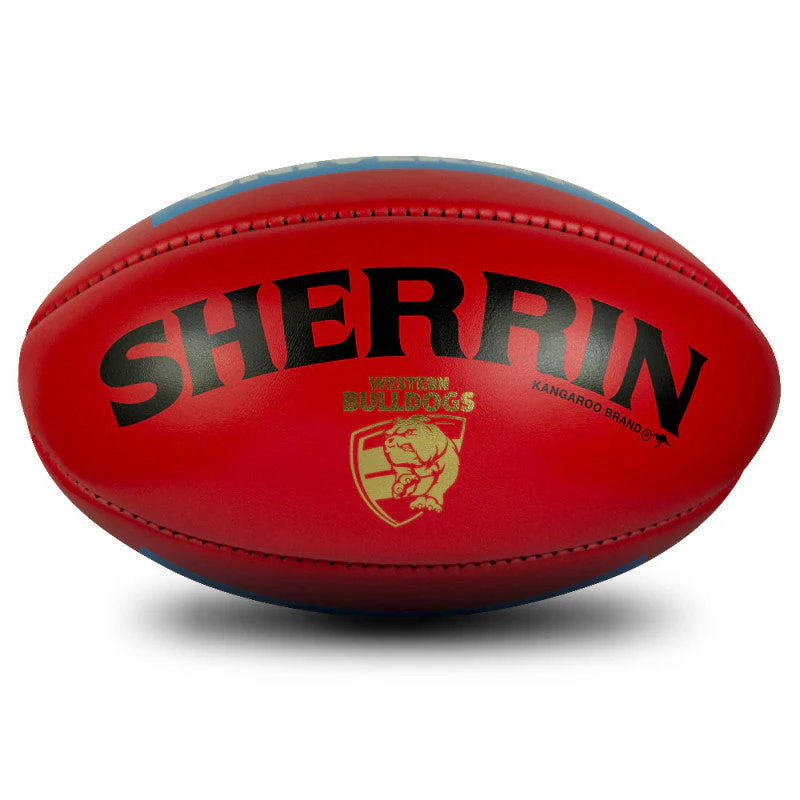 Western Bulldogs Red Official Game Ball - Image 8